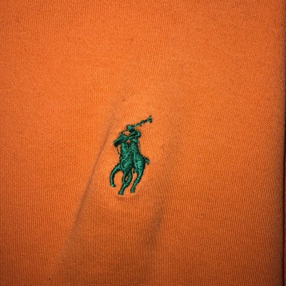 orange polo shirt - Picture 3 of 4